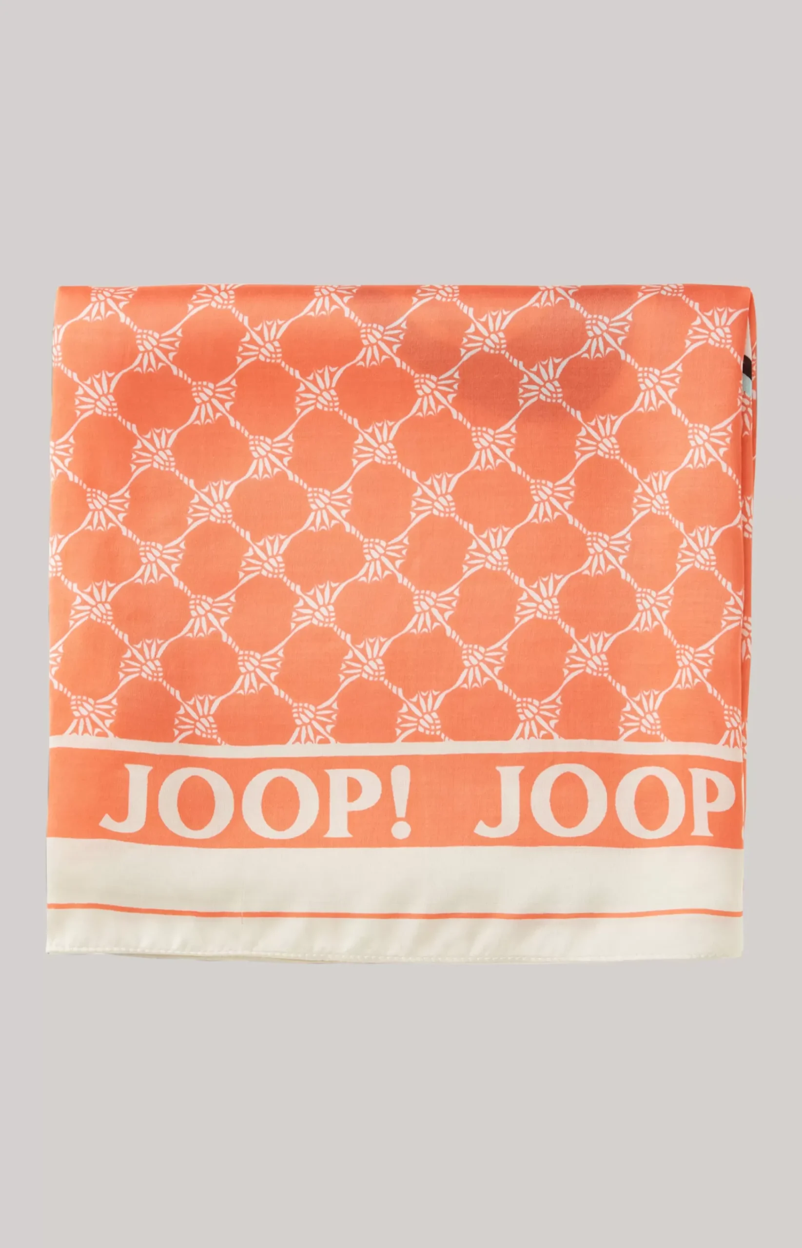 Scarf in an Orange Pattern