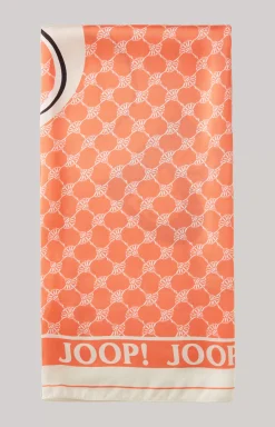 Scarf in an Orange Pattern