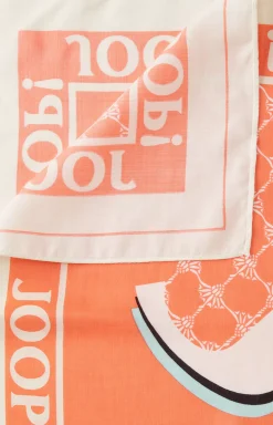 Scarf in an Orange Pattern
