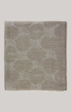 Scarf in Grey/Beige
