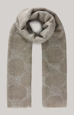Scarf in Grey/Beige