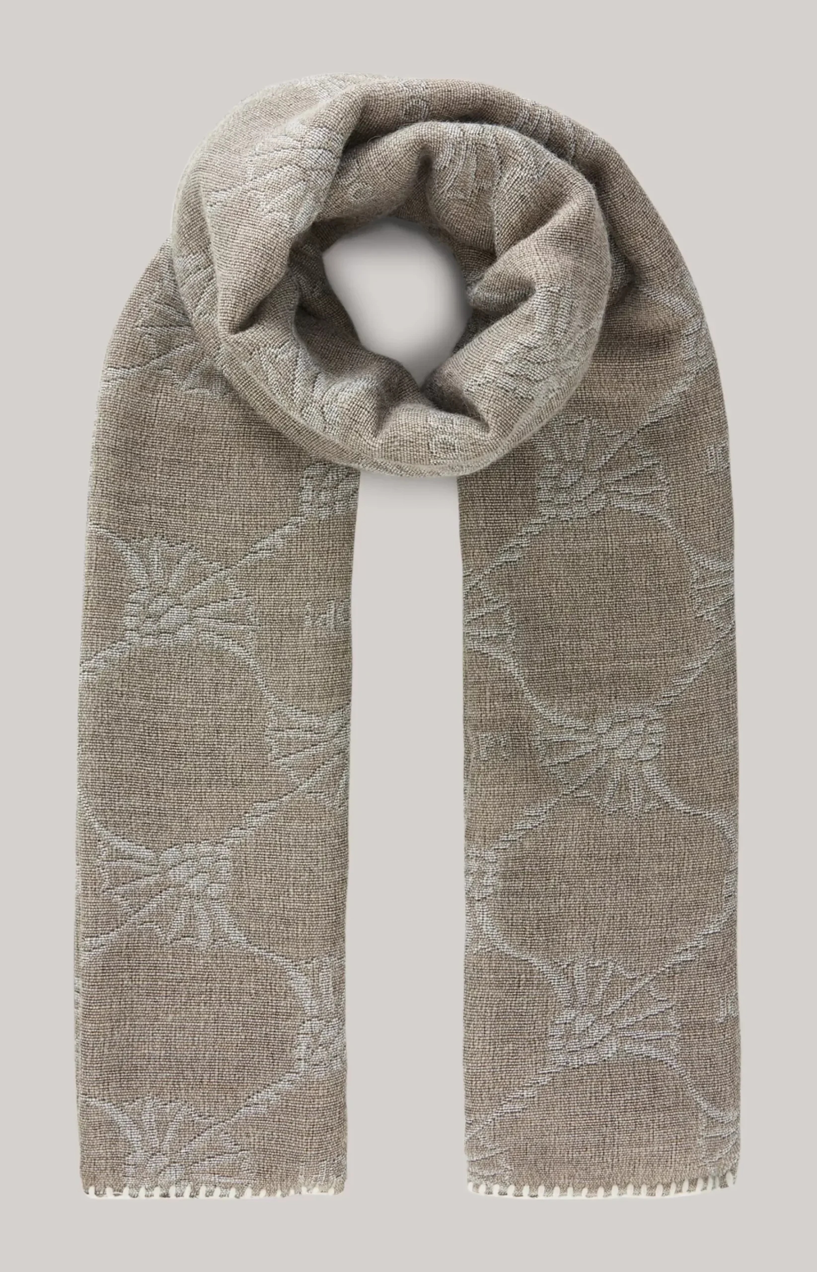 Scarf in Grey/Beige