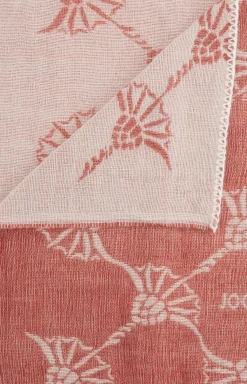 Scarf in Red/Beige