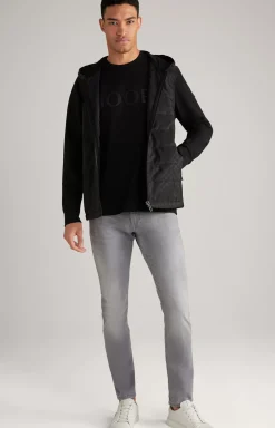 Scotty Cornflower Jacket in Black