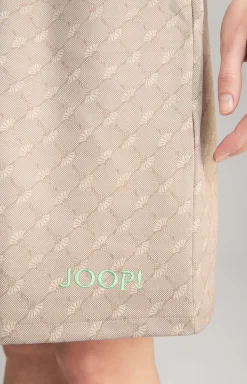 Scuba Dress in a Beige Pattern