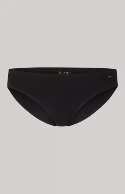 Seamless bikini briefs in black
