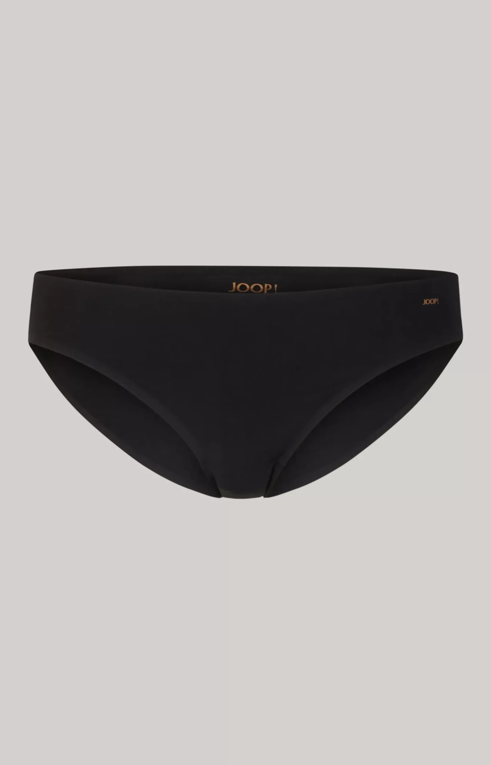 Seamless bikini briefs in black