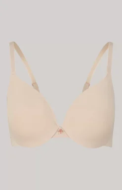 Seamless cup bra in Nude