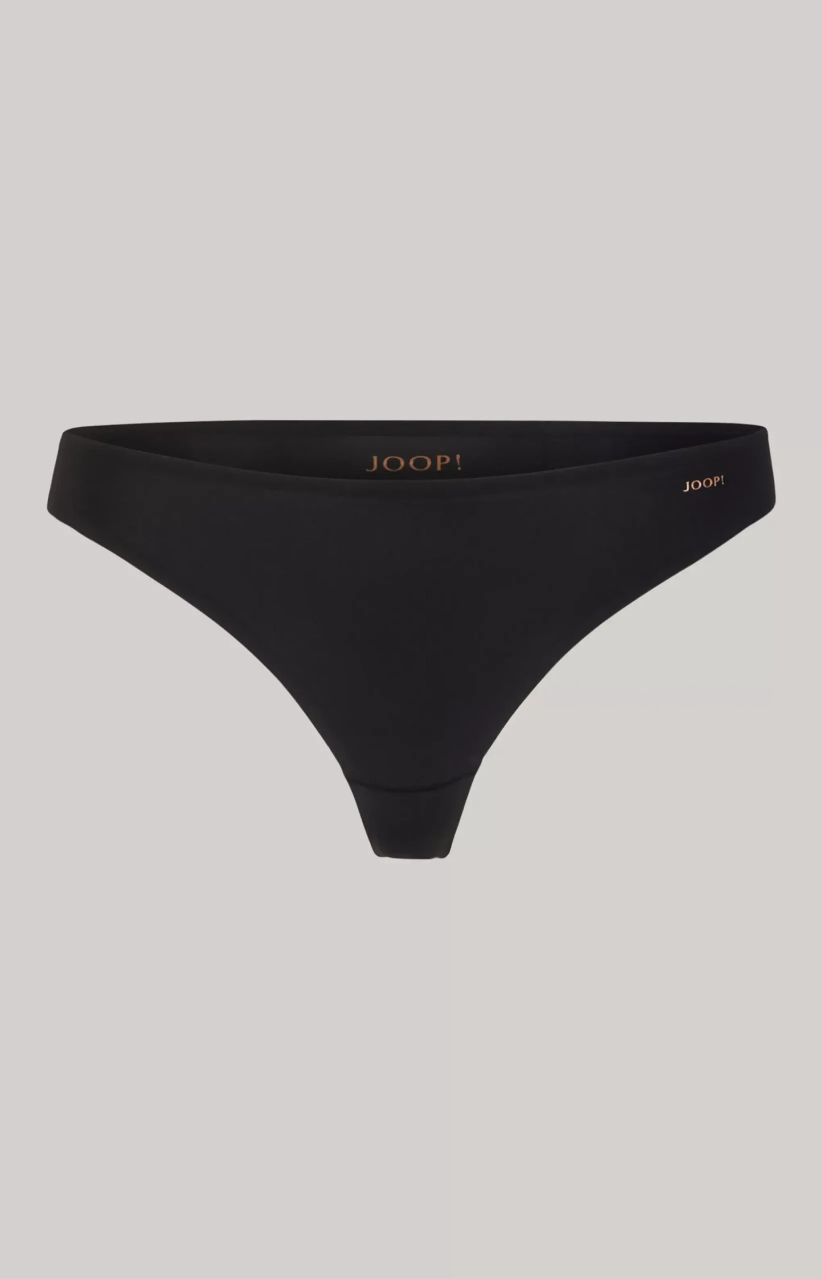 Seamless thong in Black