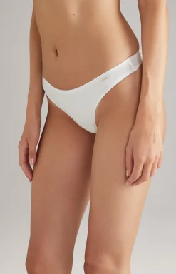 Seamless thong in Ecru