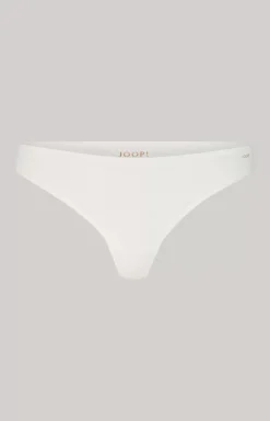 Seamless thong in Ecru