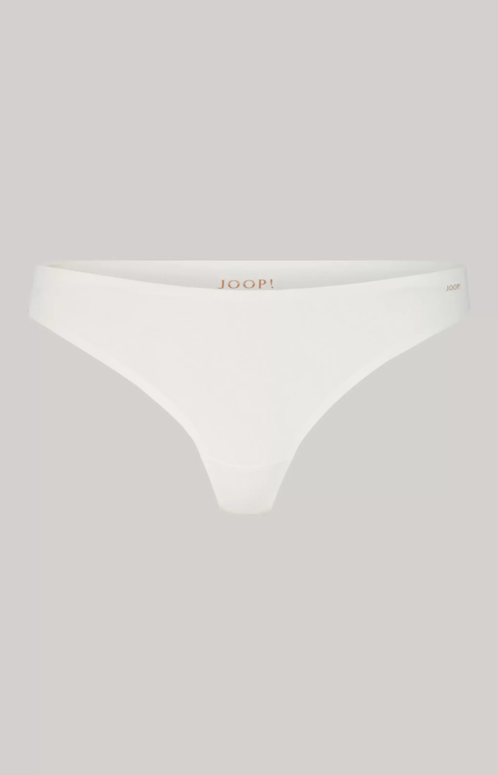 Seamless thong in Ecru