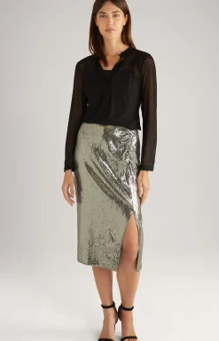 Sequined Skirt in Grey