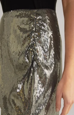 Sequined Skirt in Grey
