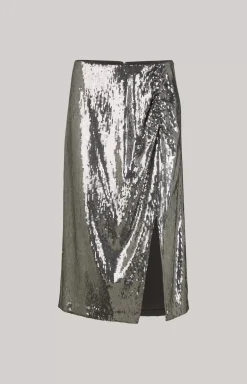 Sequined Skirt in Grey