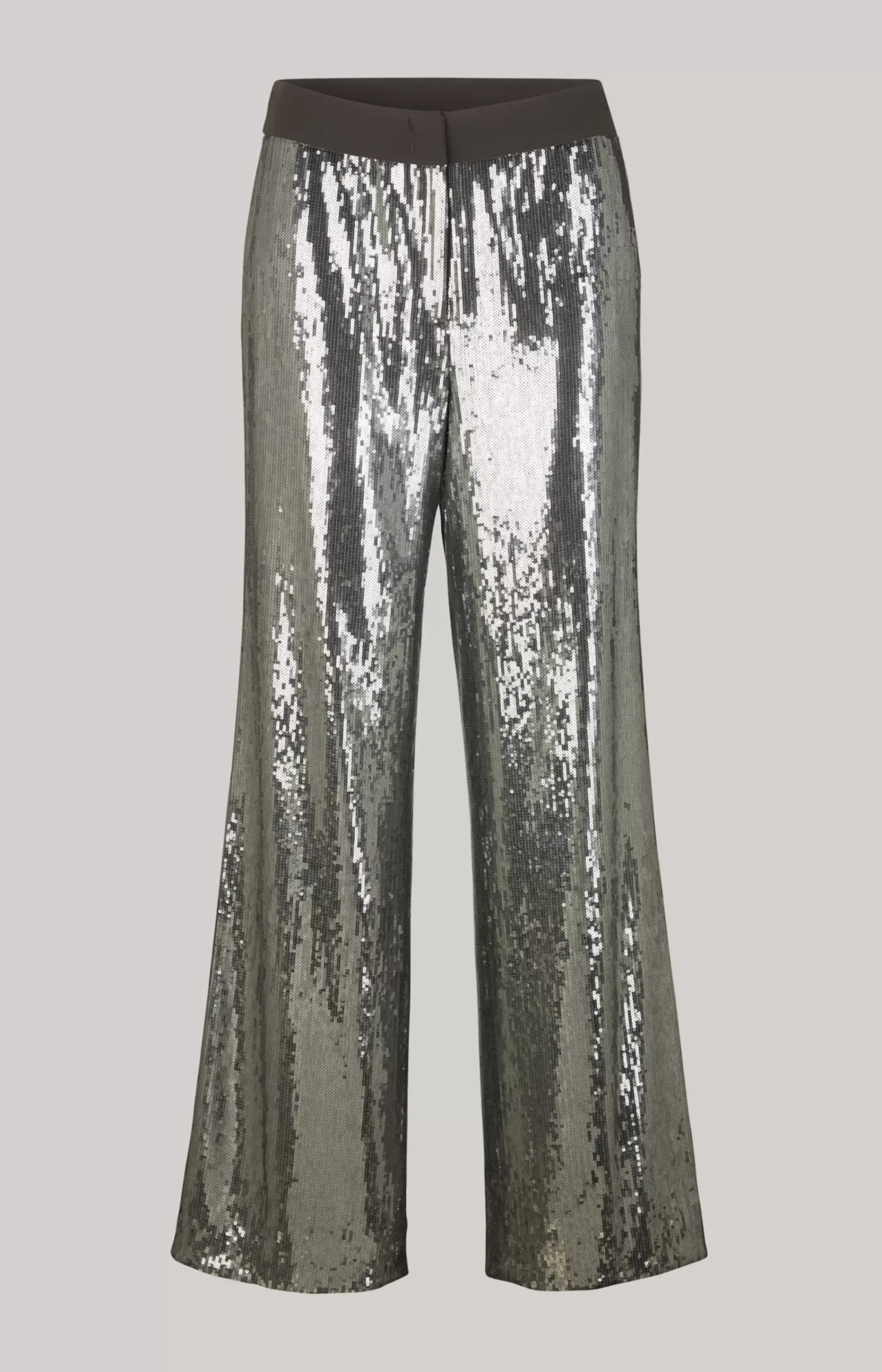 Sequined Trousers in Grey