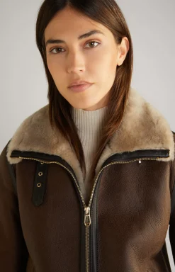 Shearling Jacket in Brown