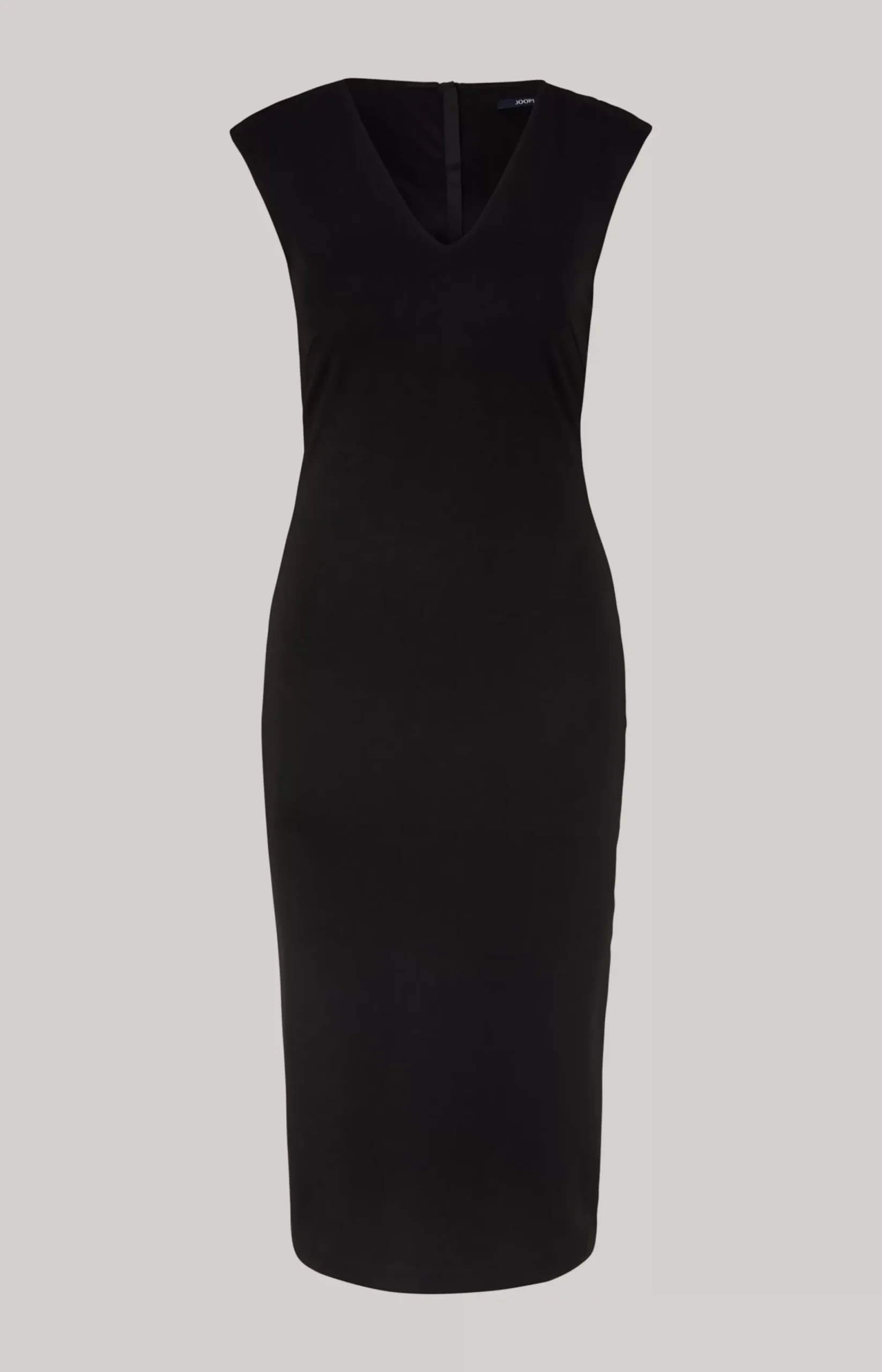 Shift Dress with Stretch in Black