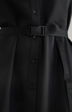 Shirt Dress in Black