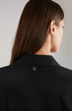 Shirt Dress in Black