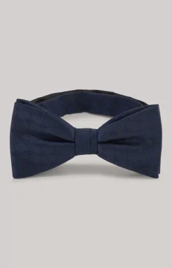 Silk Bow Tie in Dark Blue