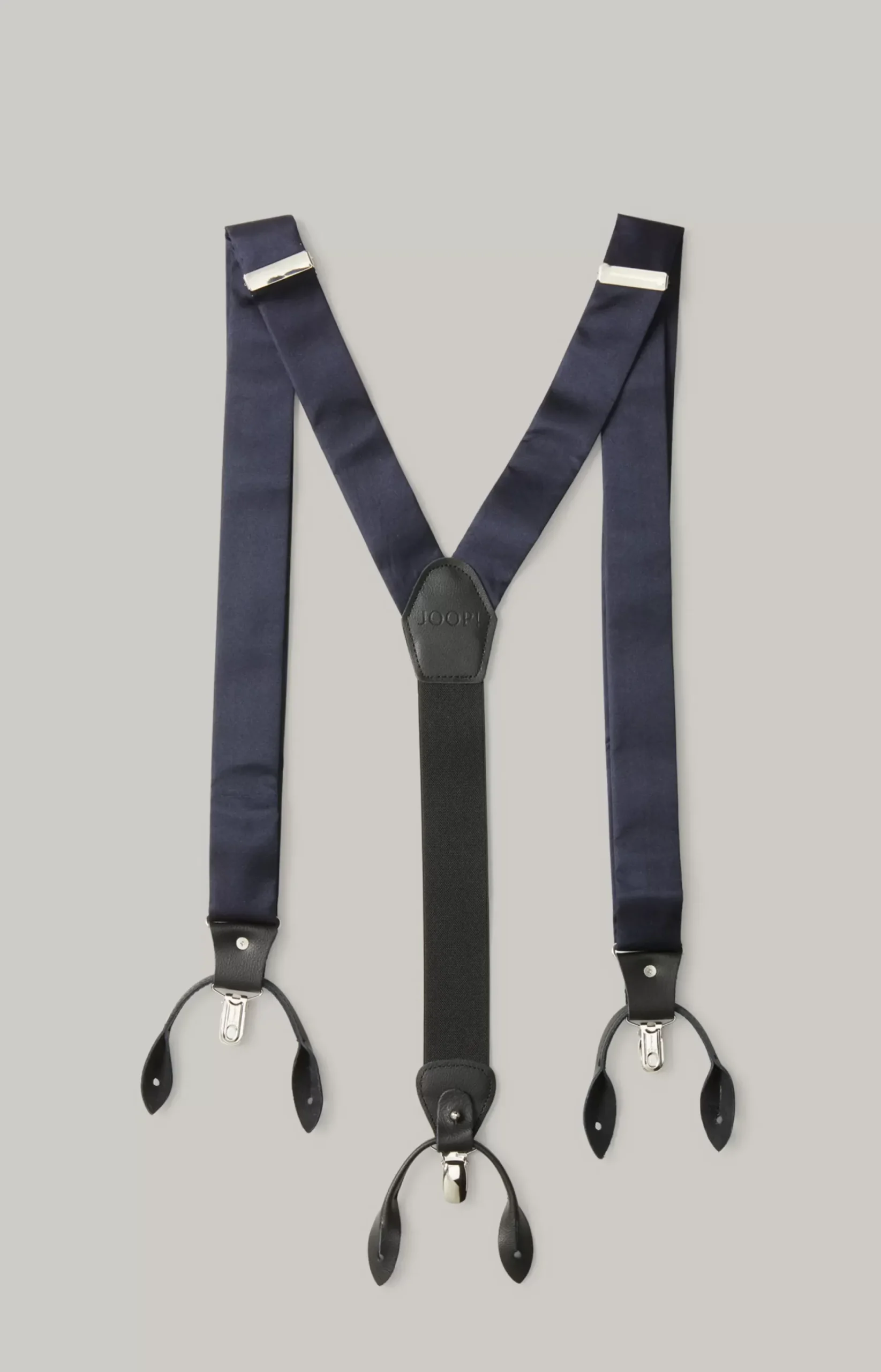 Silk Braces in Dark Blue