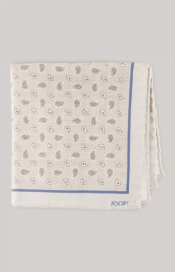 Silk Pocket Square in Beige/Brown