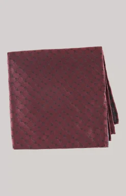 Silk Pocket Square in Dark Blue