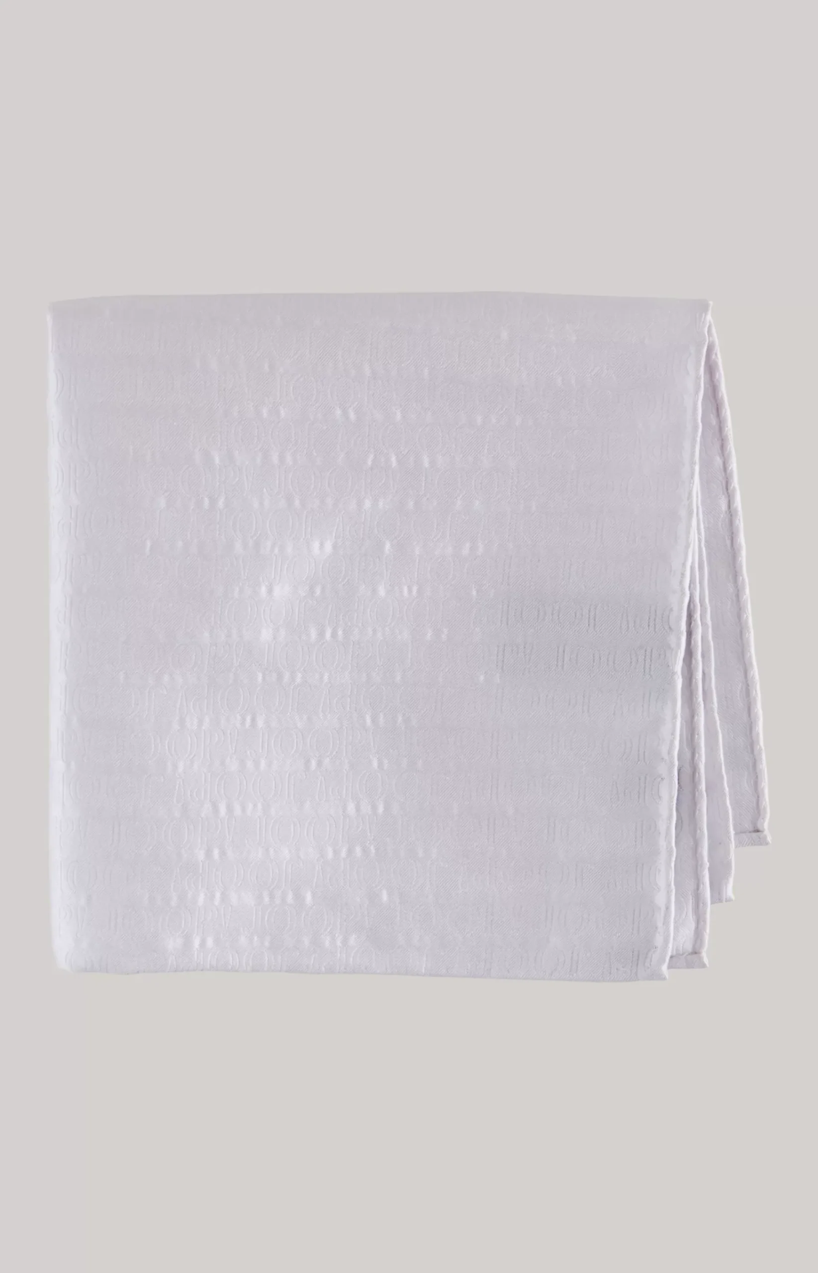 Silk Pocket Square in White