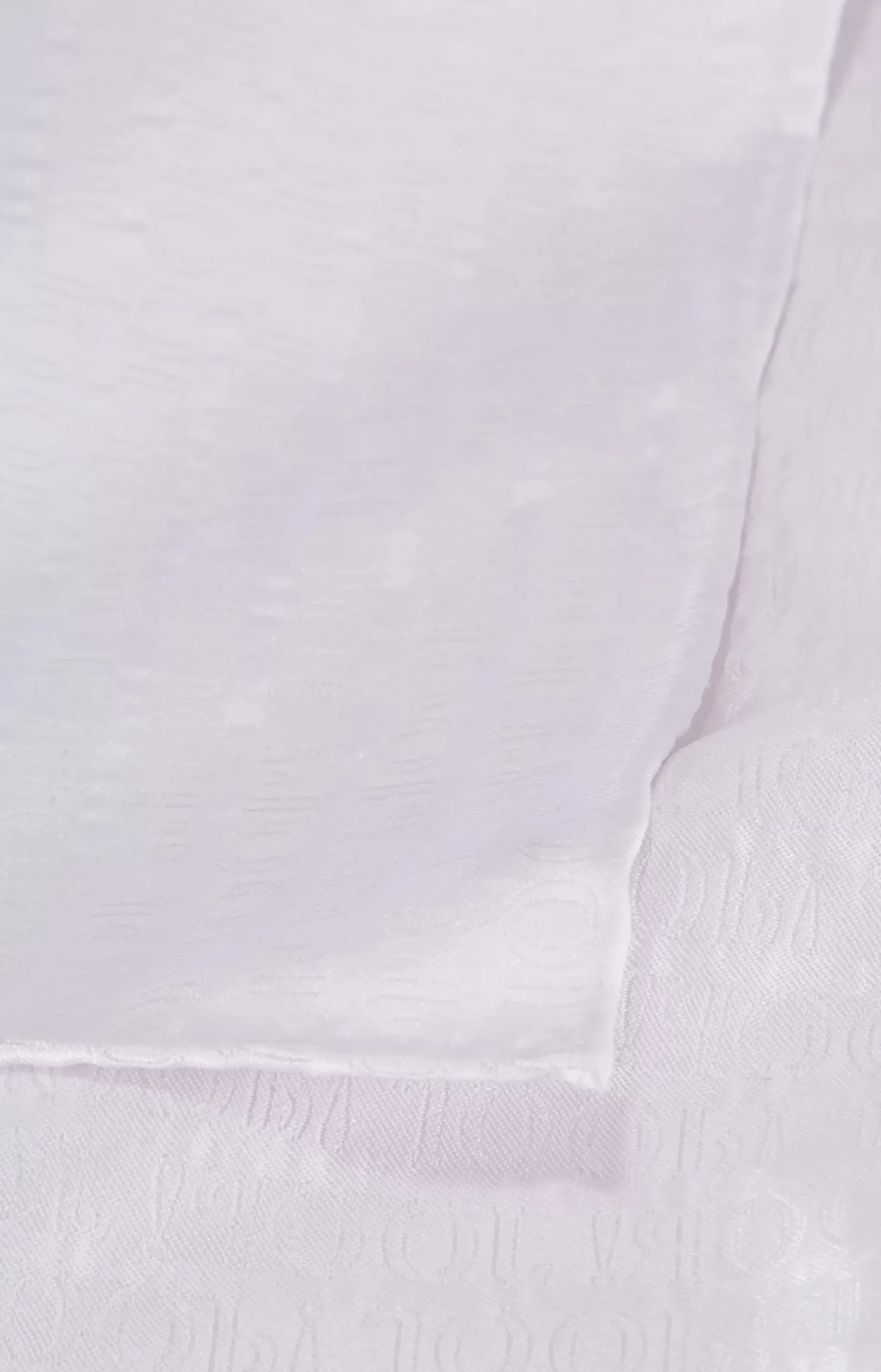 Silk Pocket Square in White