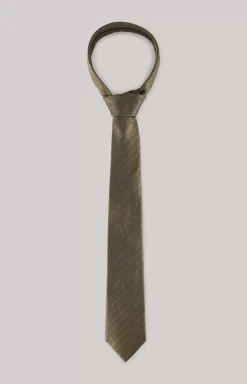 Silk Tie in Dark Green
