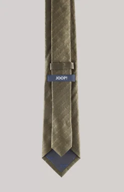 Silk Tie in Dark Green