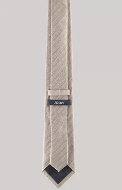 Silk Tie in Light Brown