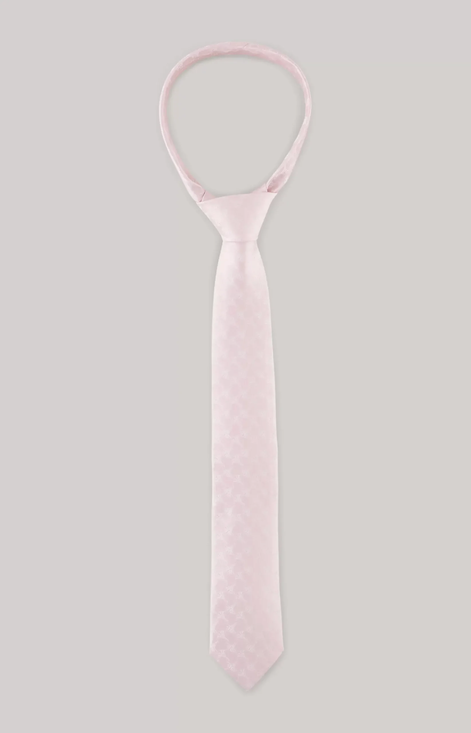 Silk tie in rosé