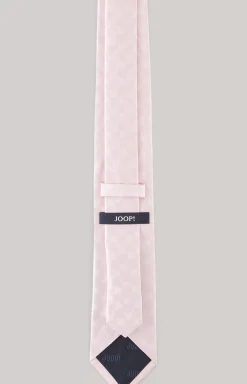 Silk tie in rosé
