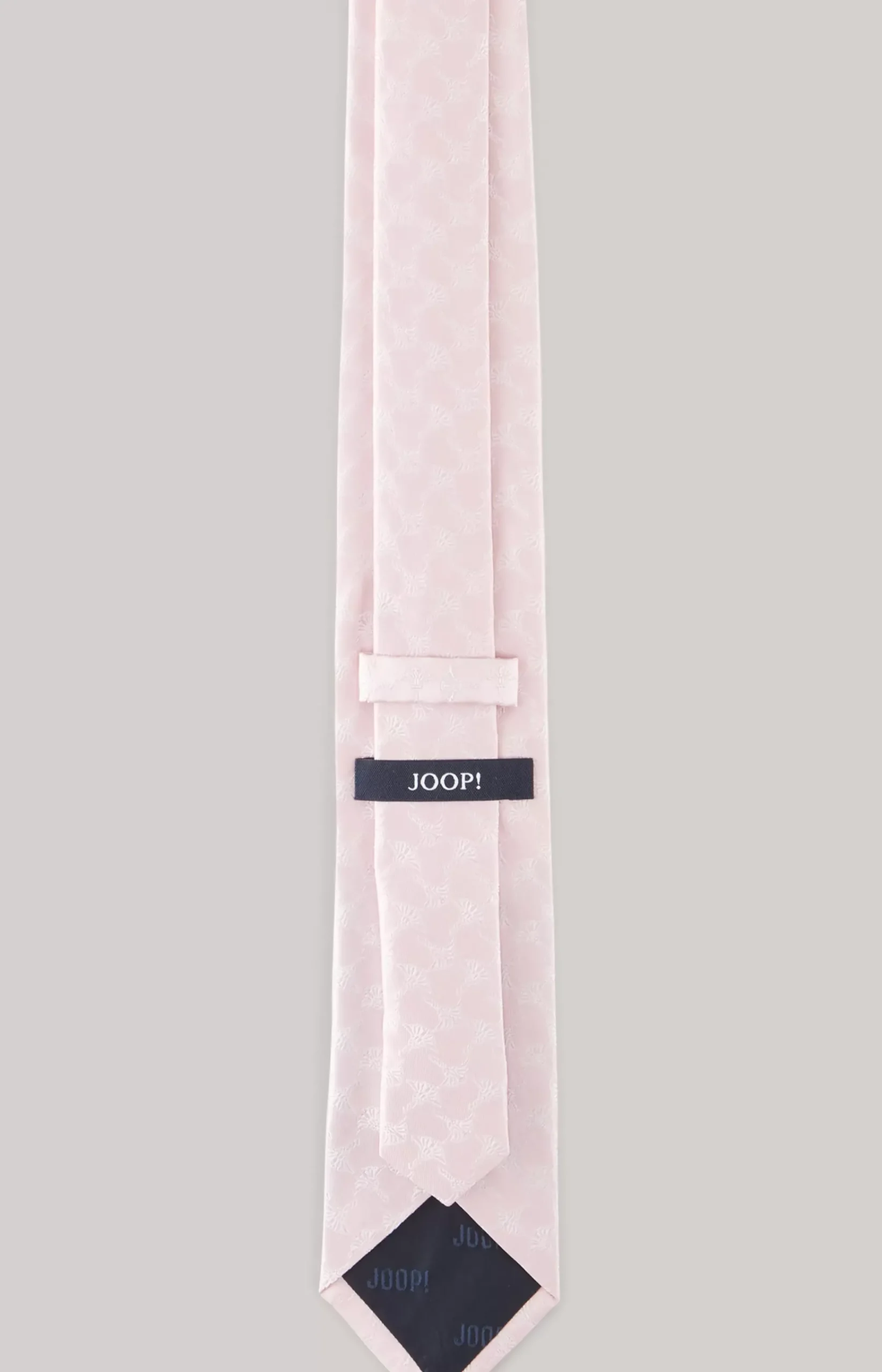 Silk tie in rosé