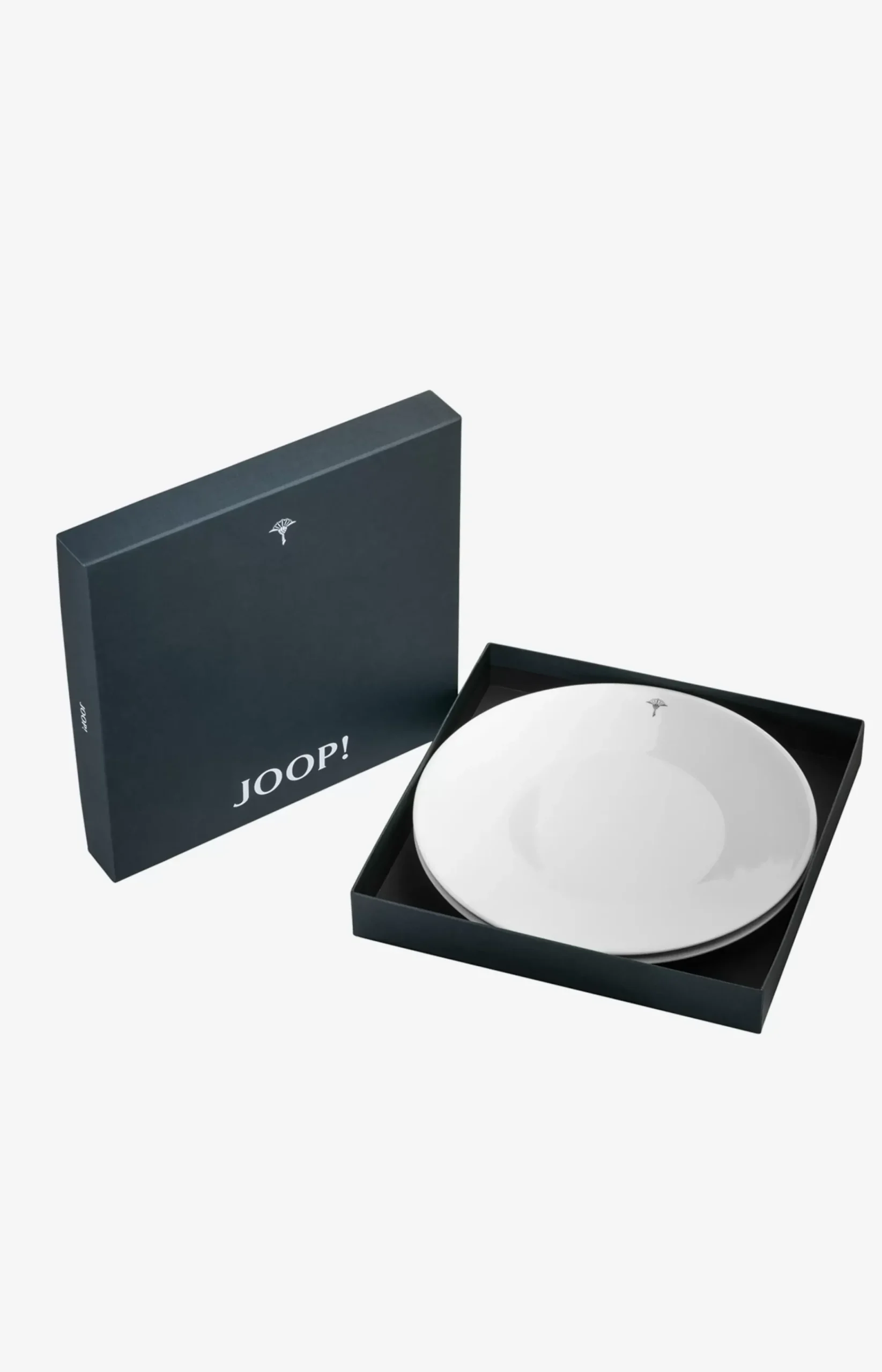 Single Cornflower Breakfast Plate - Set of 2 in White