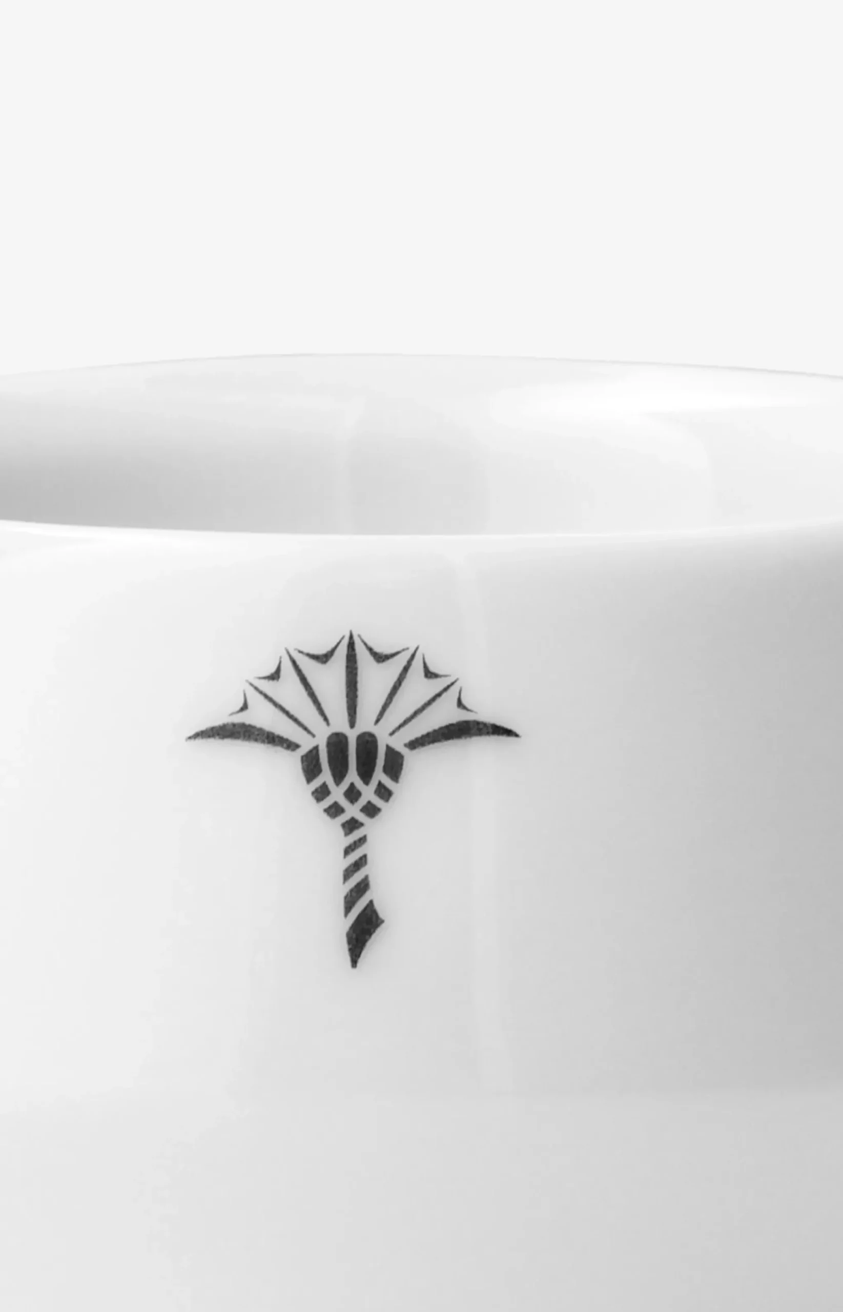 Single Cornflower Egg Cups - Set of 2 in White