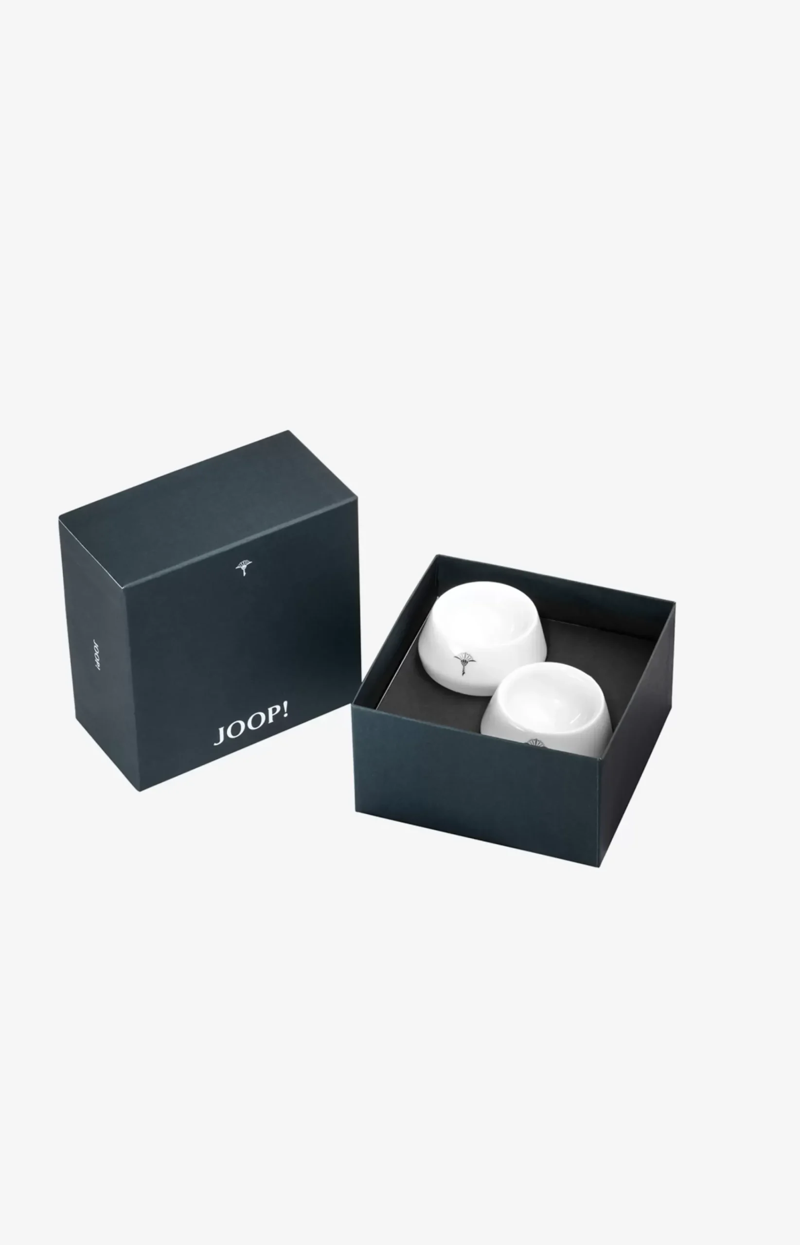 Single Cornflower Egg Cups - Set of 2 in White