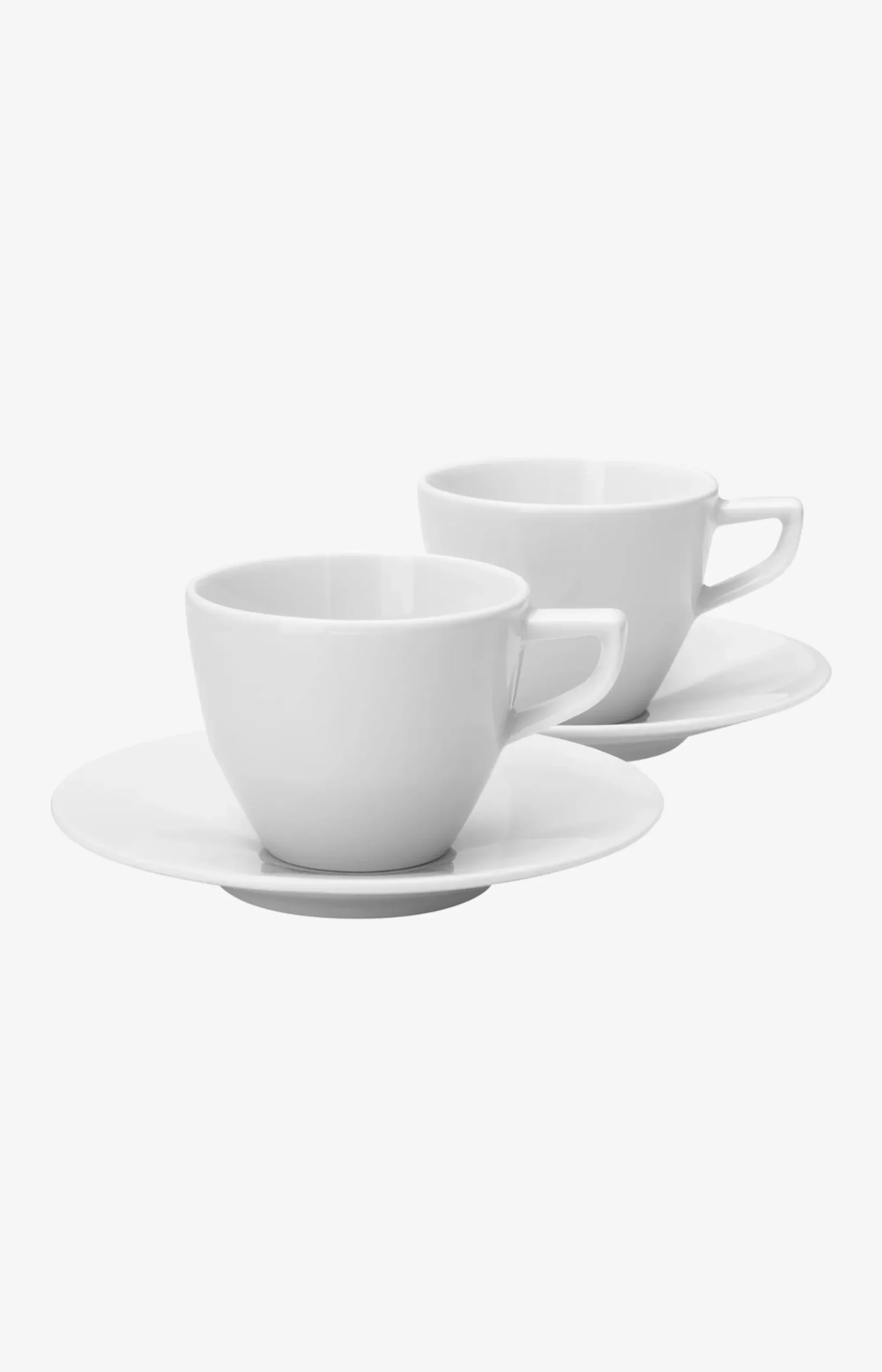 Single Cornflower Expresso Cup - Set of 2 in White