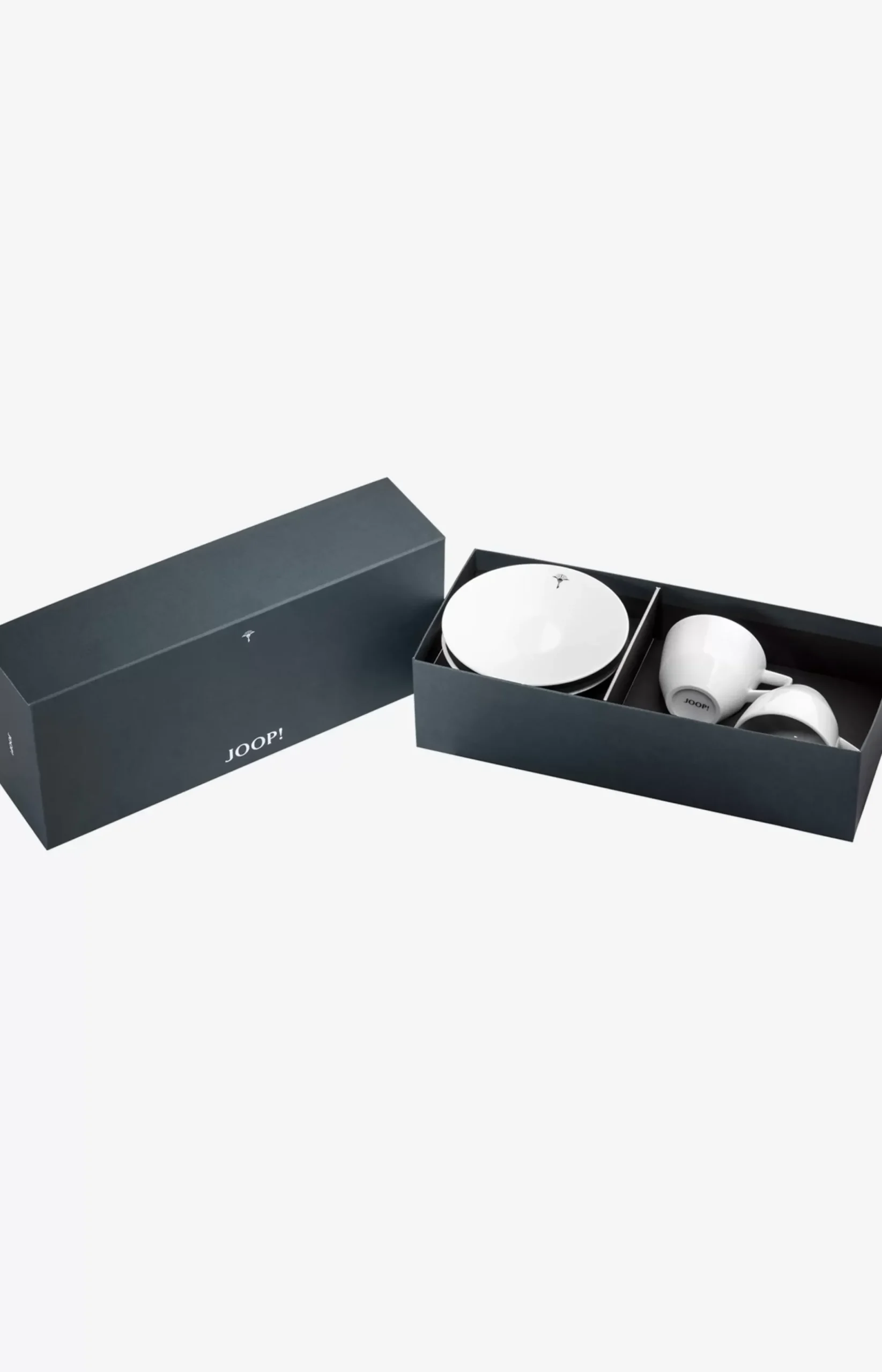 Single Cornflower Expresso Cup - Set of 2 in White