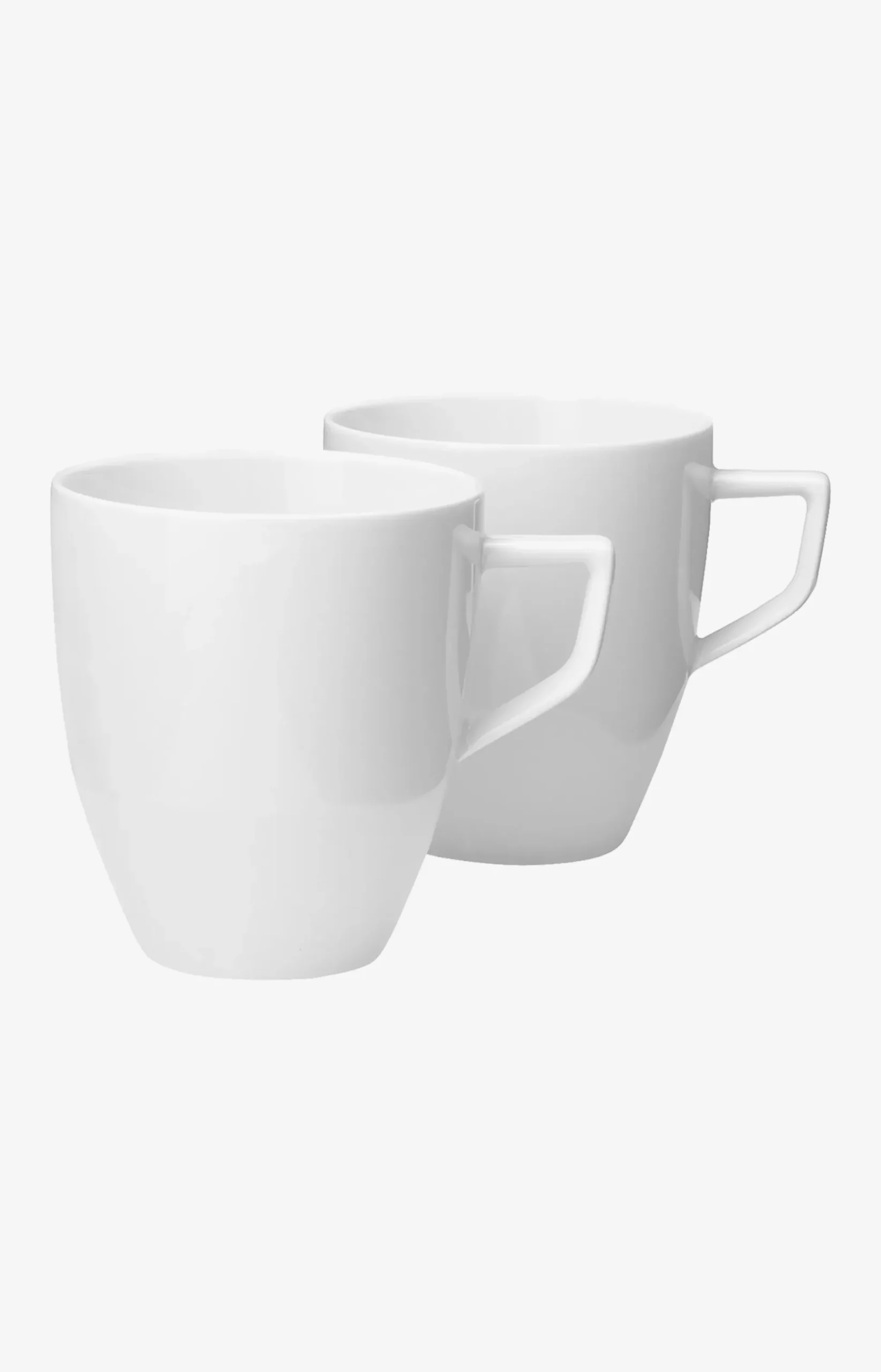 Single Cornflower Mug - Set of 2 in White