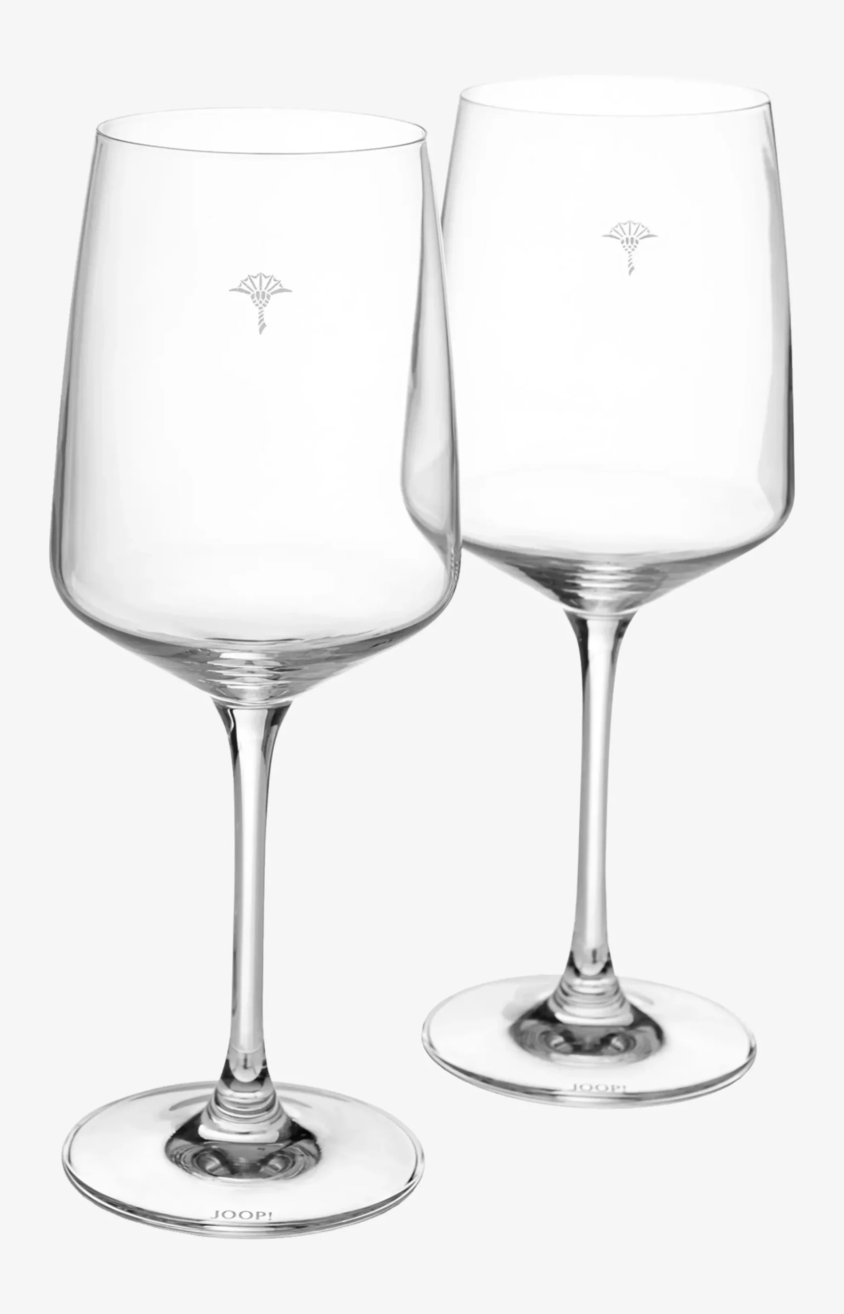 Single Cornflower white wine glass - set of 2