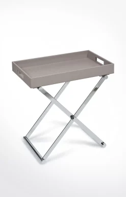 Small Homeline side table, grey-pink