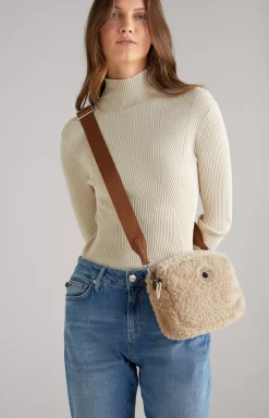 Soffice Cloe Shoulder Bag in Beige