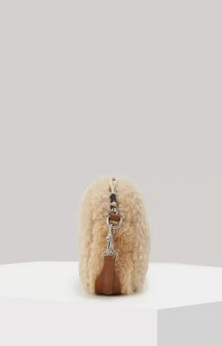 Soffice Cloe Shoulder Bag in Beige