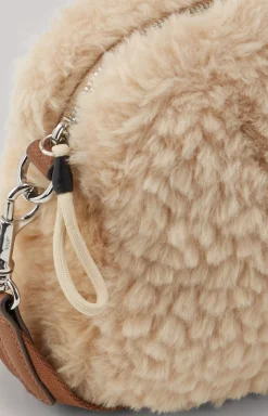 Soffice Cloe Shoulder Bag in Beige