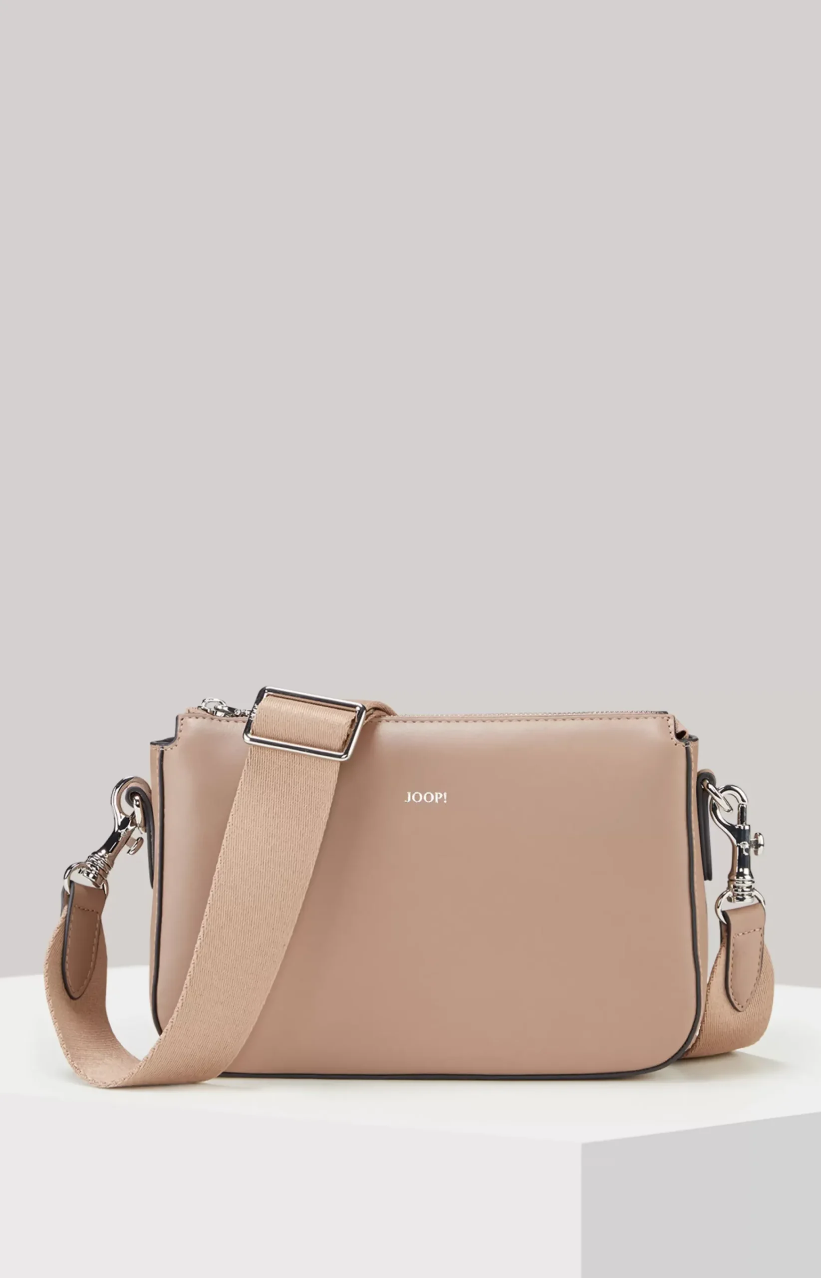 Sofisticato Jasmina Leather Shoulder Bag in Mauve