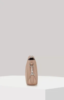 Sofisticato Jasmina Leather Shoulder Bag in Mauve