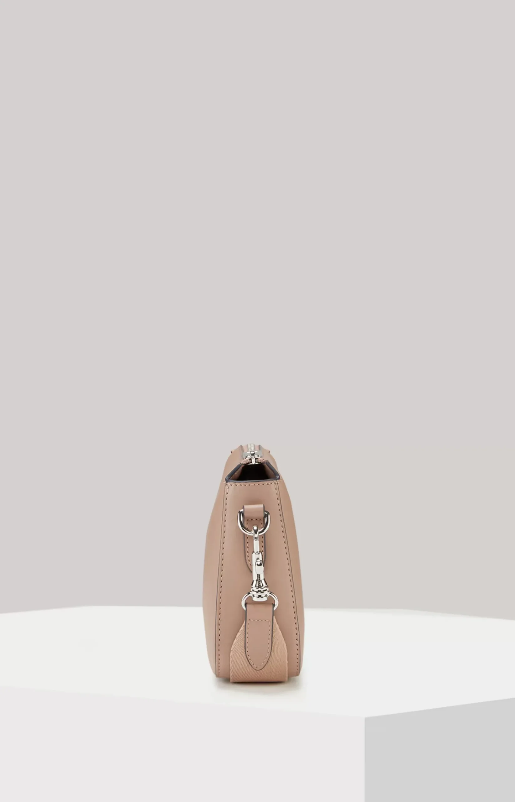 Sofisticato Jasmina Leather Shoulder Bag in Mauve